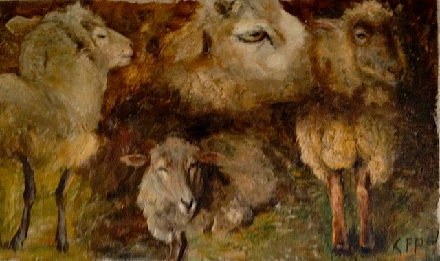 Sheep Painting