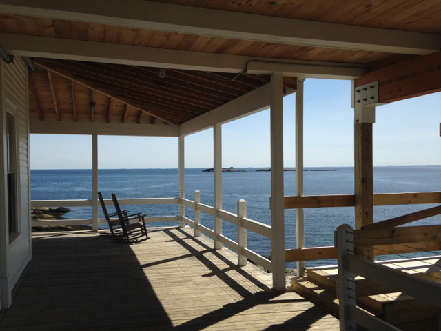 Porch at the Oceanic Hotel